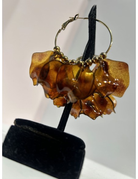 Pendientes Aro Pétalos