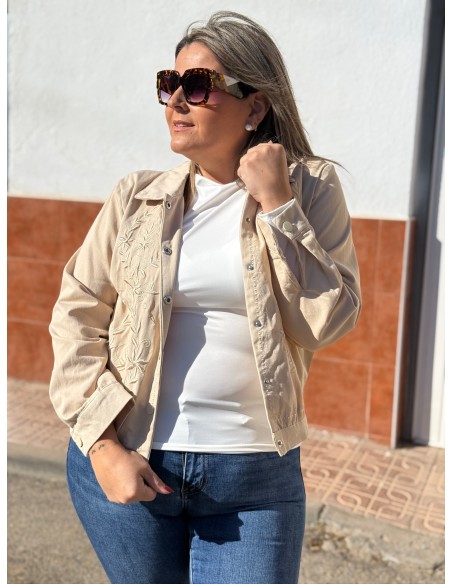 Camiseta Fruncida Blanca