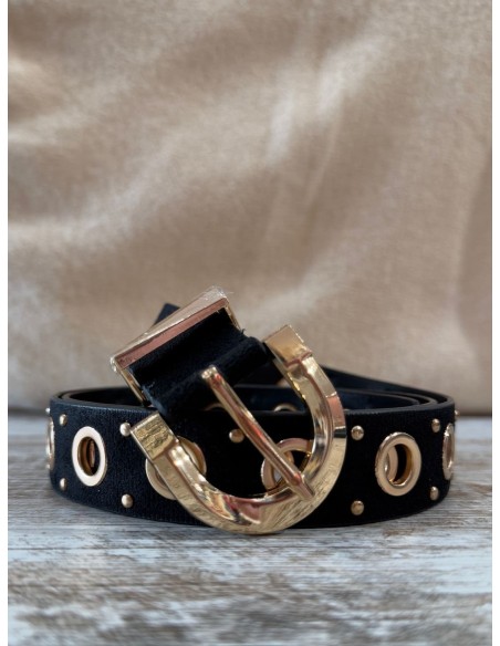 Cinturón Tachuelas Dorado