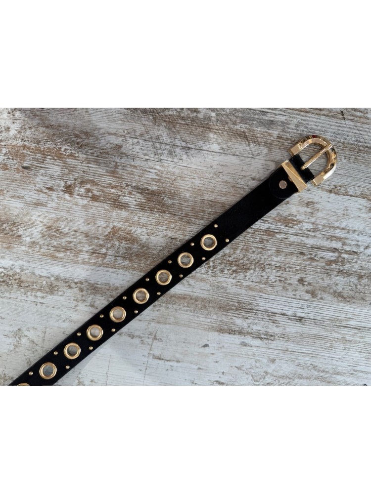 Cinturón Tachuelas Dorado