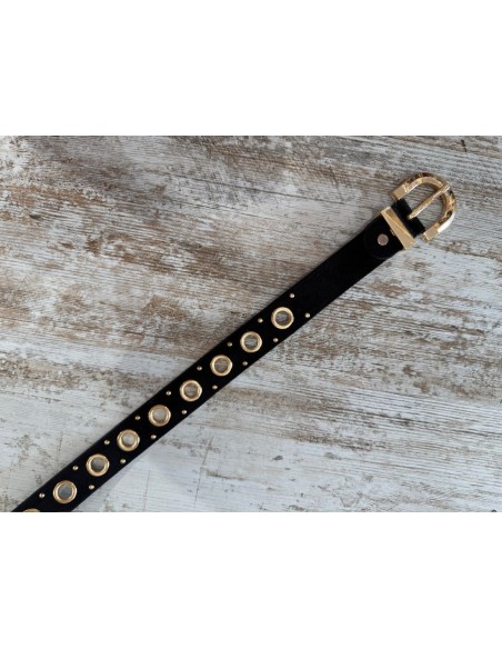 Cinturón Tachuelas Dorado