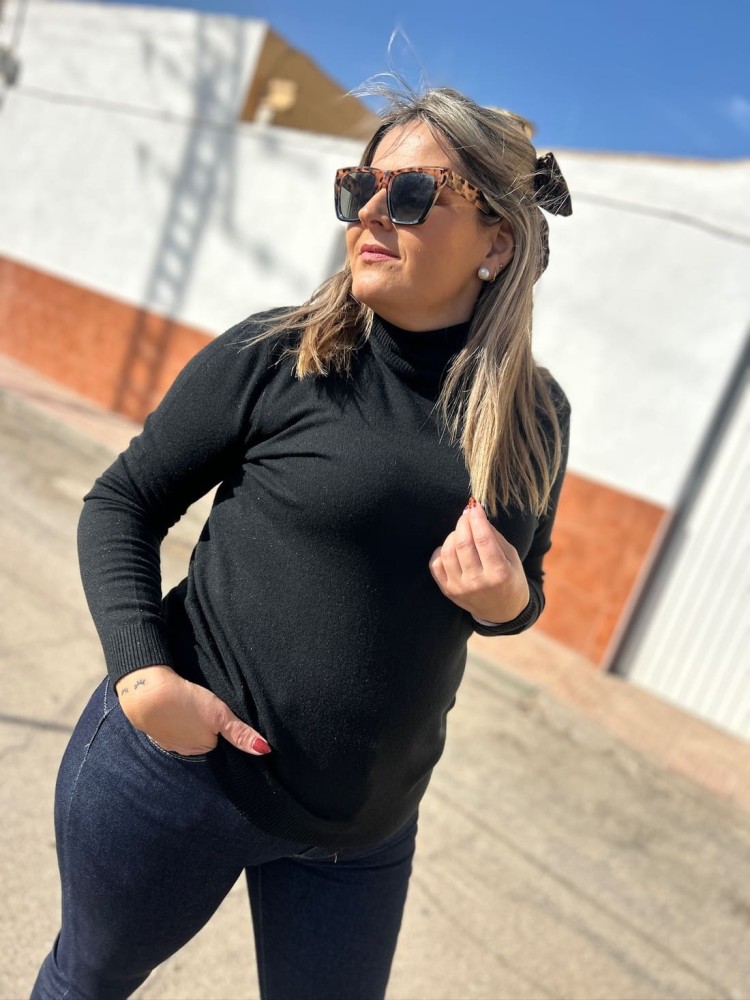 Jersey Basico Cuello Alto