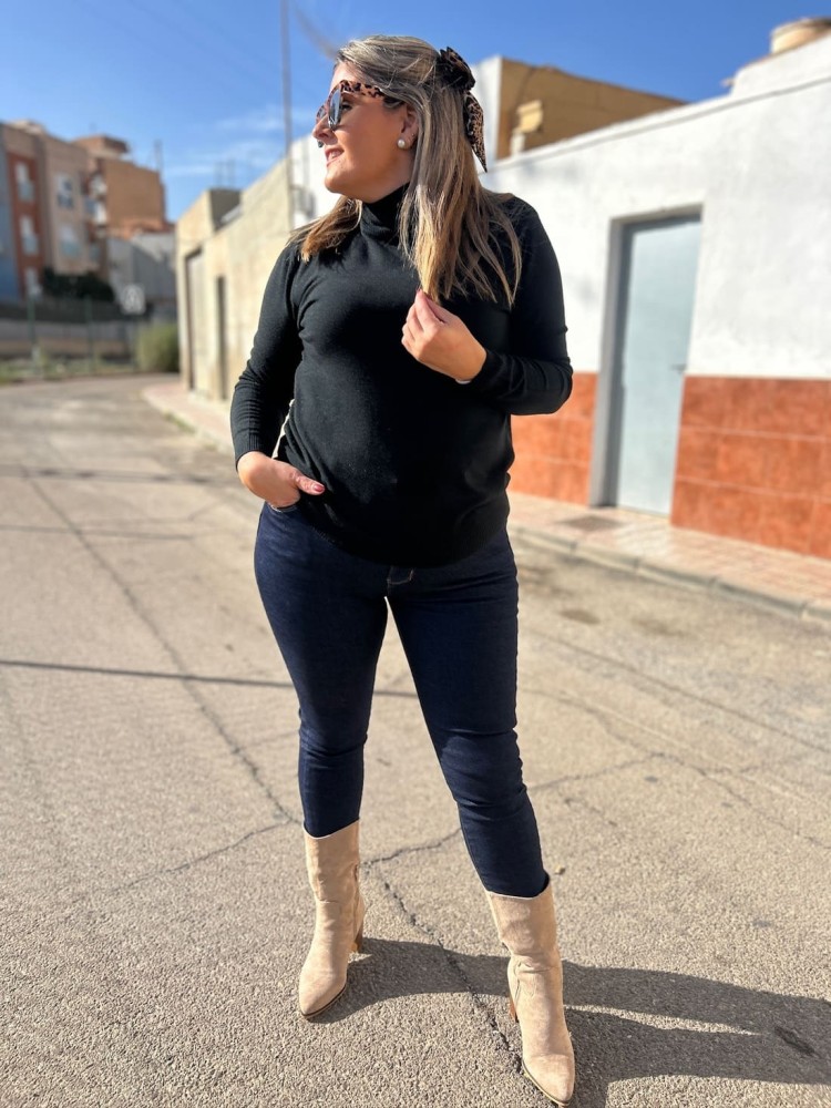 Jersey Basico Cuello Alto