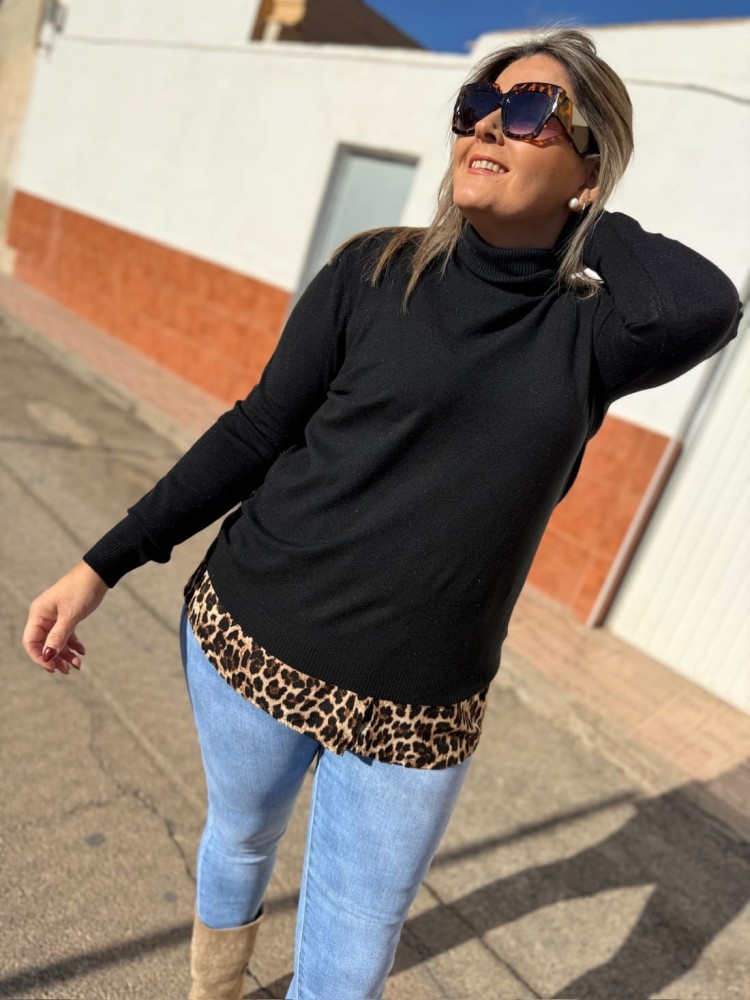 Jersey Basico Cuello Alto