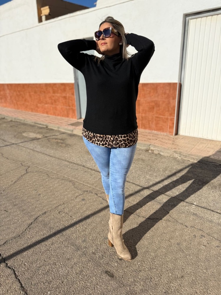 Jersey Basico Cuello Alto