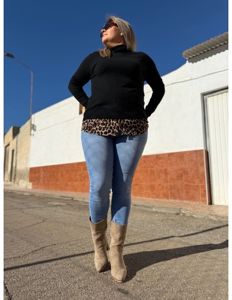 Jersey Basico Cuello Alto