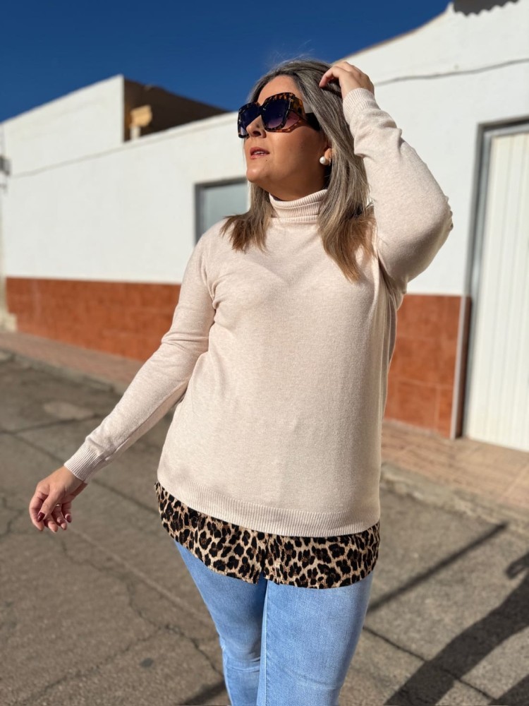 Jersey Basico Cuello Alto