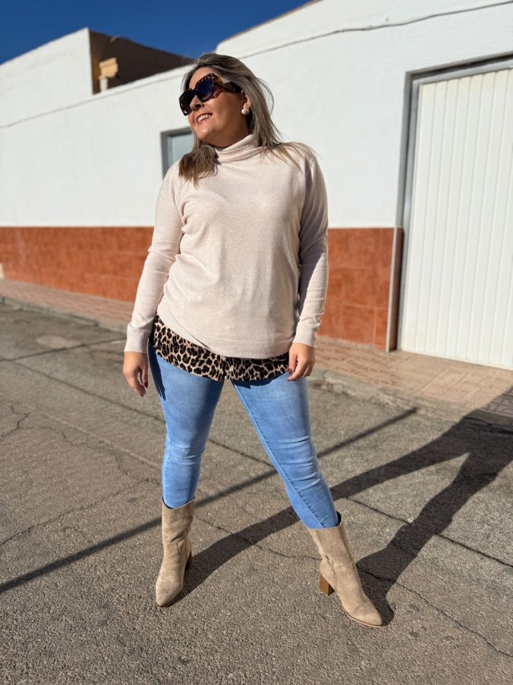 Jersey Basico Cuello Alto