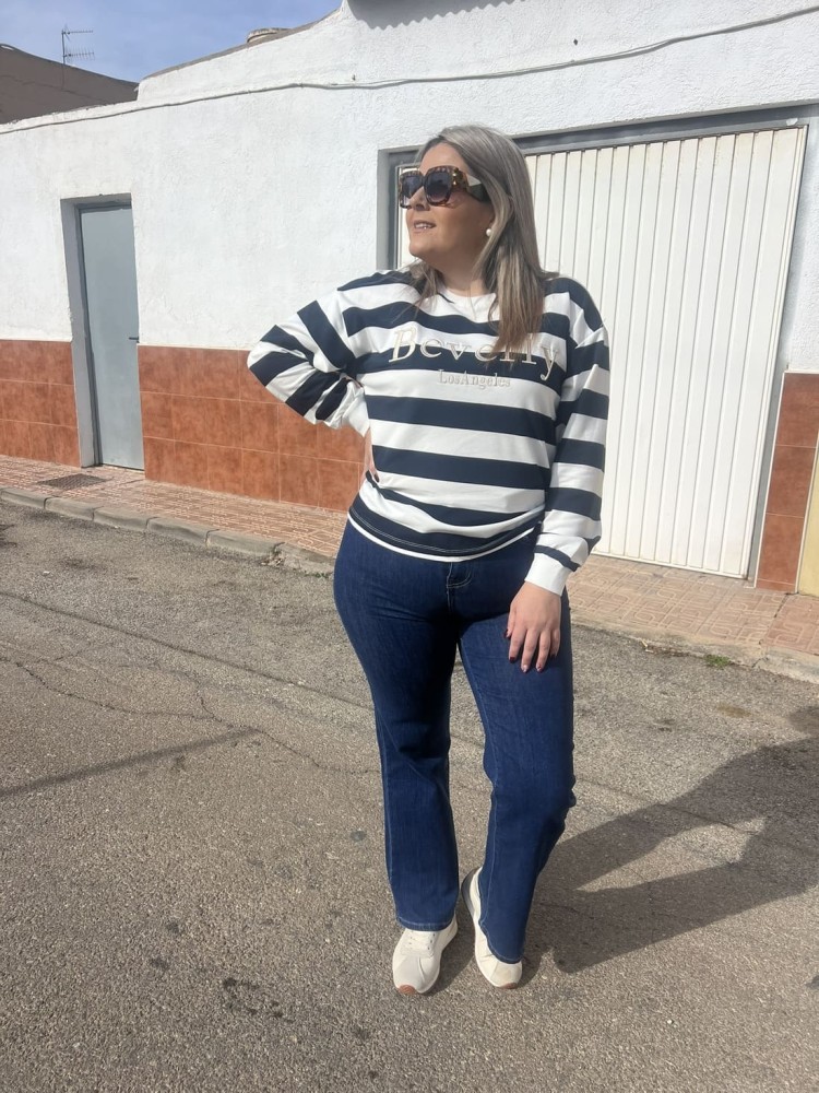 Sudadera Rayas Beberly