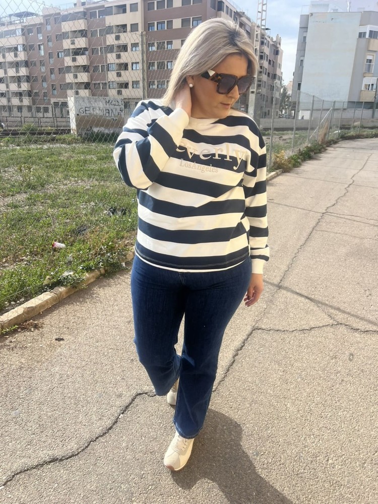 Sudadera Rayas Beberly