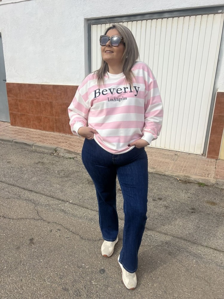 Sudadera Rayas Beberly