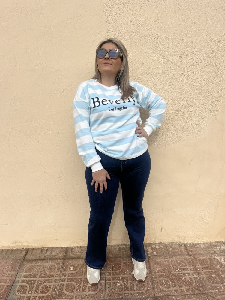 Sudadera Rayas Beberly