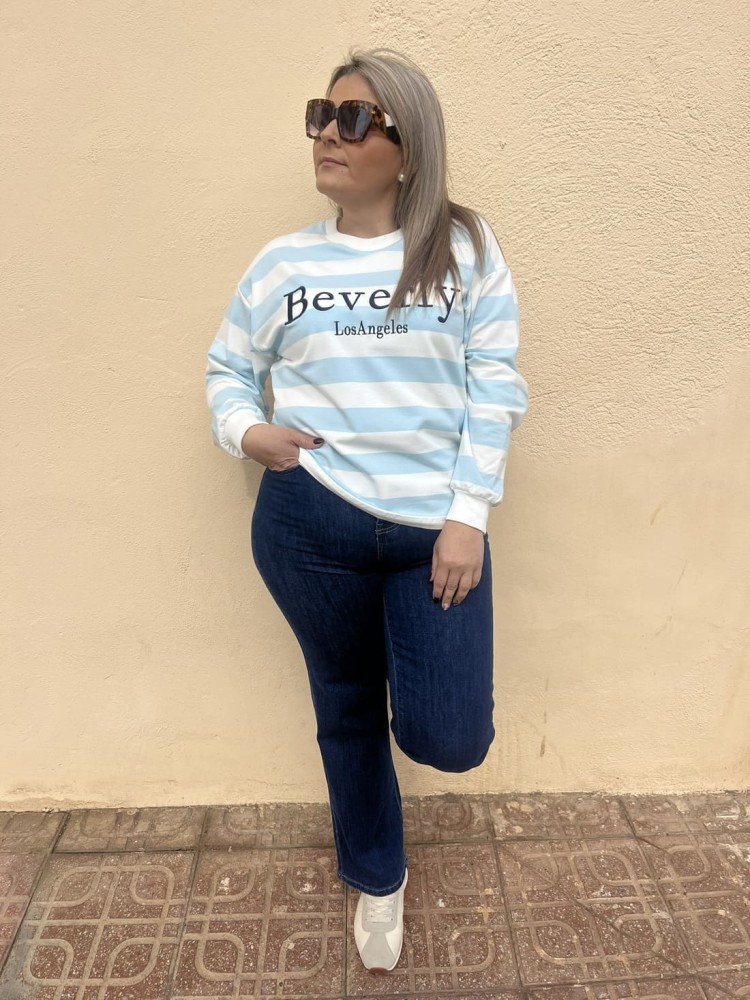 Sudadera Rayas Beberly