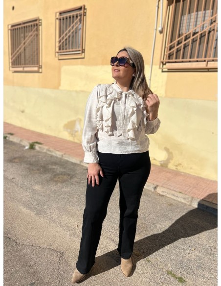 Pantalón Recto Negro