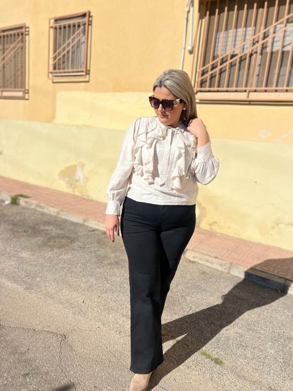 Pantalón Recto Negro 2