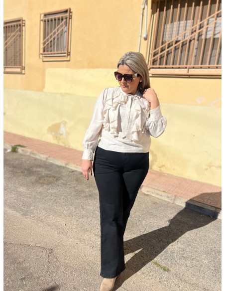 Pantalón Recto Negro