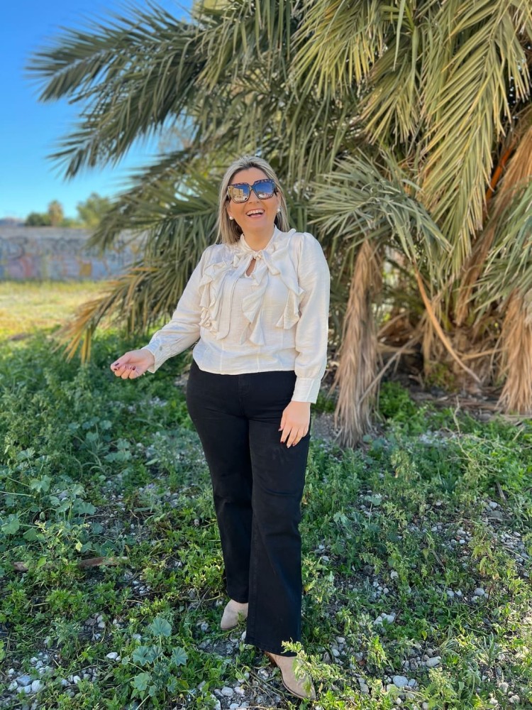 Pantalón Recto Negro