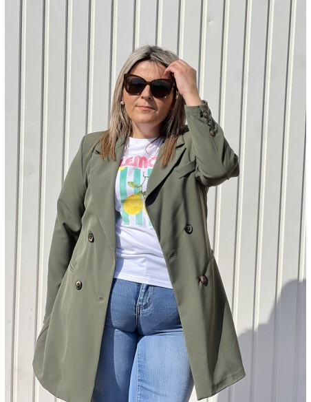 Blazer Larga Verde