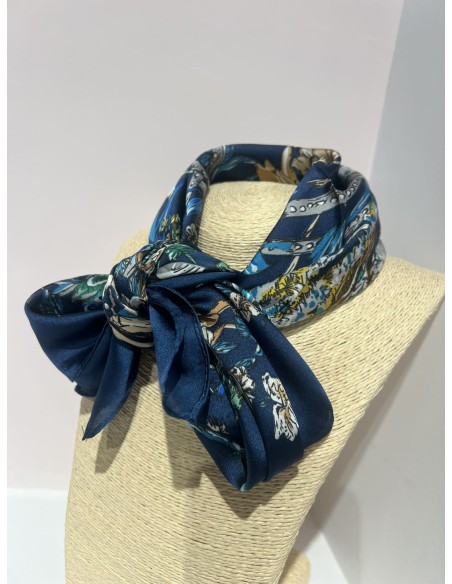 Pañuelo Estampado Azul