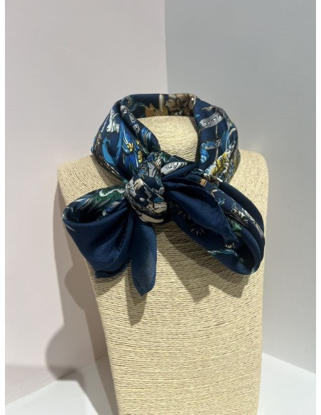 Pañuelo Estampado Azul