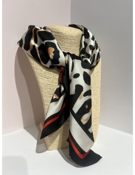 Pañuelo Leopardo Rojo