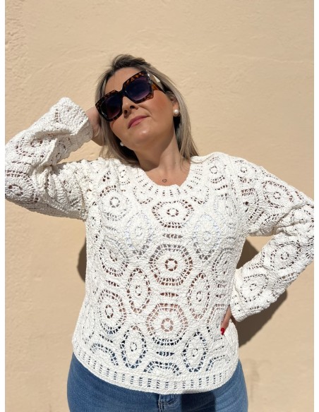 Camiseta Crochet