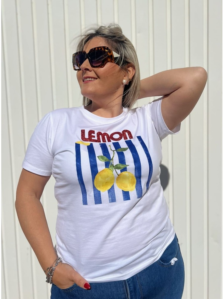 Camiseta Lemon Azul Marino