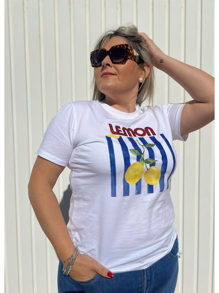 Camiseta Lemon Azul Marino