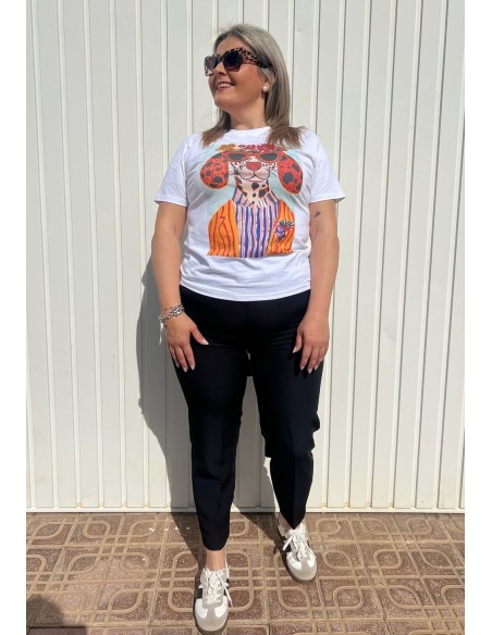 Pantalón Pinzas Negro