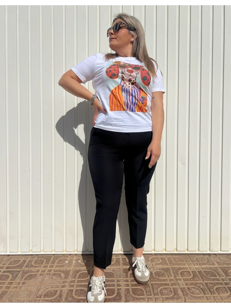 Pantalón Pinzas Negro