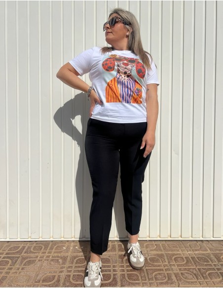 Pantalón Pinzas Negro