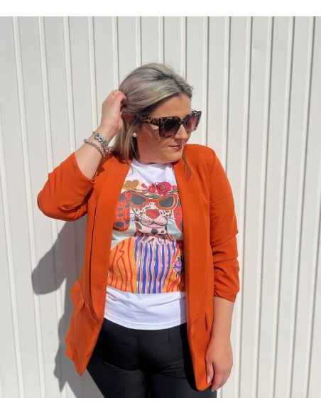 Blazer Lady Naranja TG