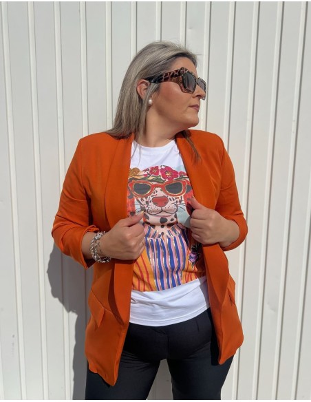 Blazer Lady Naranja TG