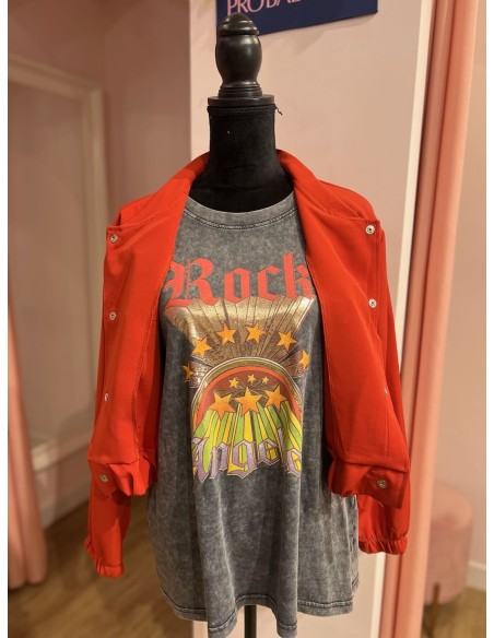 Bomber Bolsillos Naranja