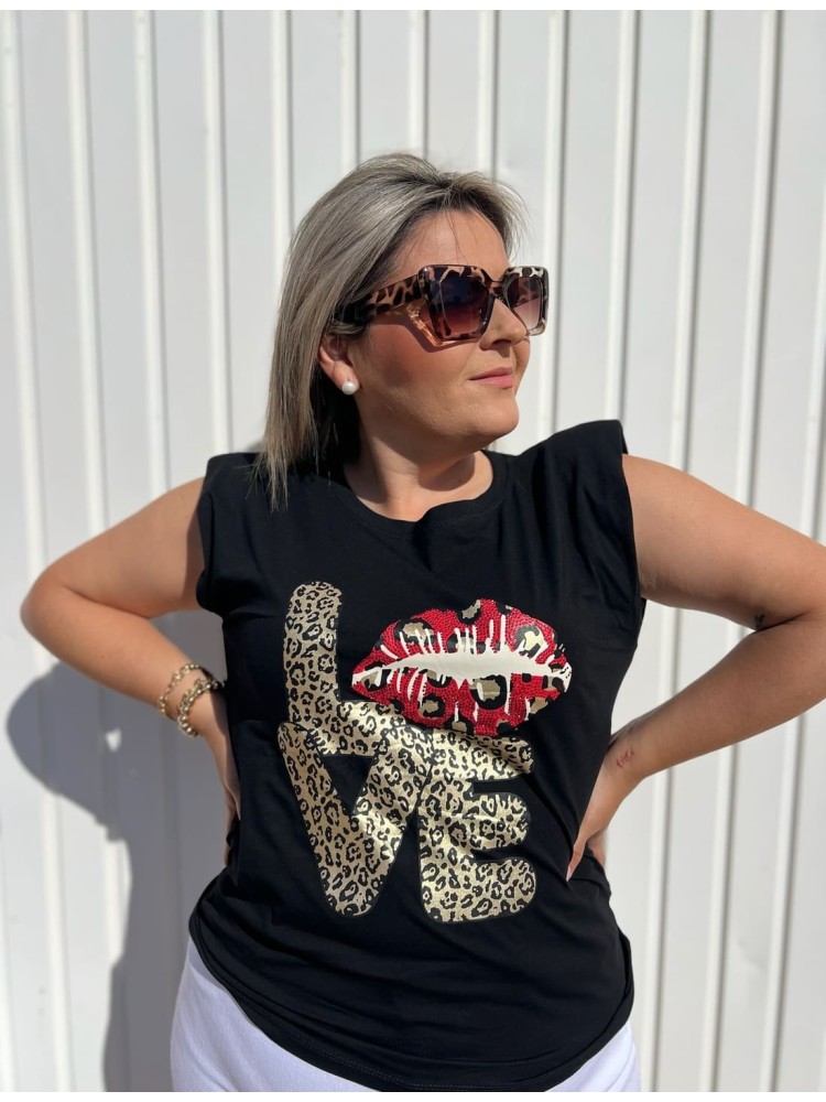 Camiseta Hombrera Love