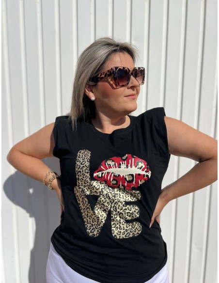 Camiseta Hombrera Love