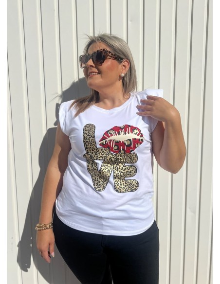 Camiseta Hombrera Love