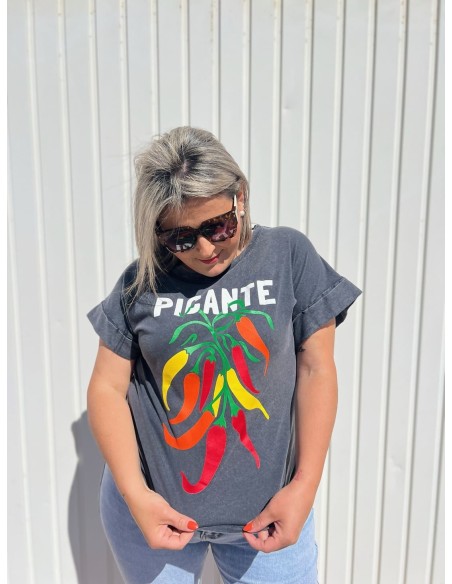 Camiseta Picante Desgastada