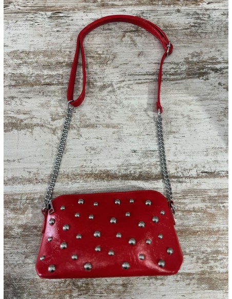 Bolso Tachas Rojo