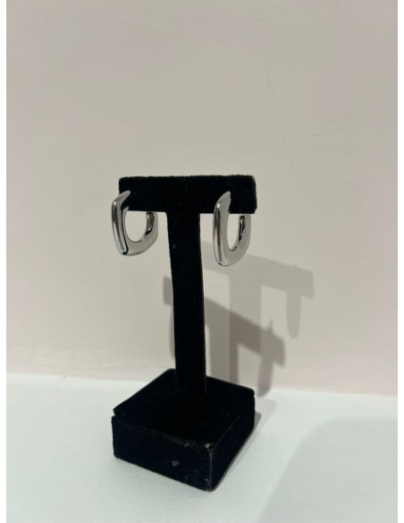 Pendiente Aro Cuadrado