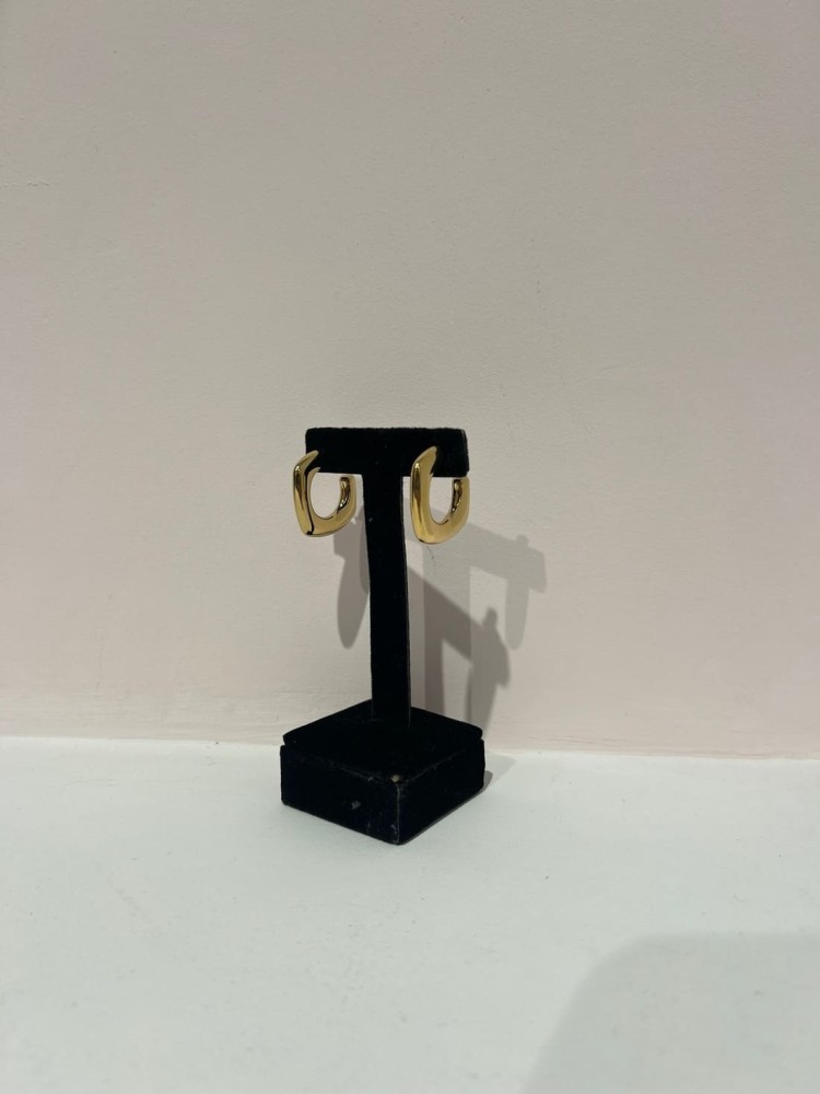 Pendiente Aro Cuadrado