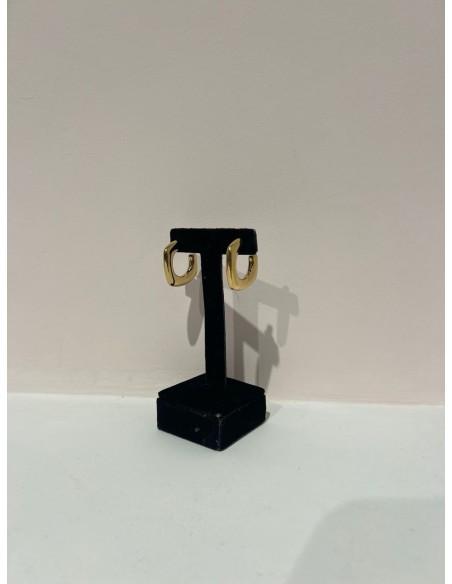 Pendiente Aro Cuadrado