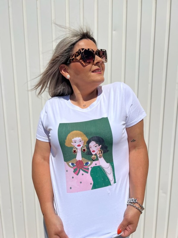 Camiseta Chica Diamantes 2