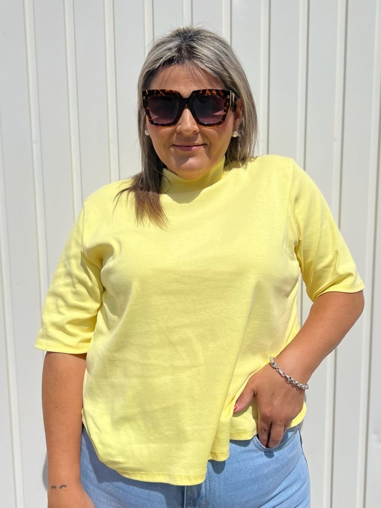 Camiseta Oversize Amarilla