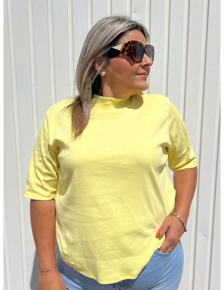 Camiseta Oversize Amarilla