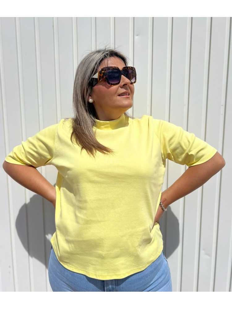 Camiseta Oversize Amarilla