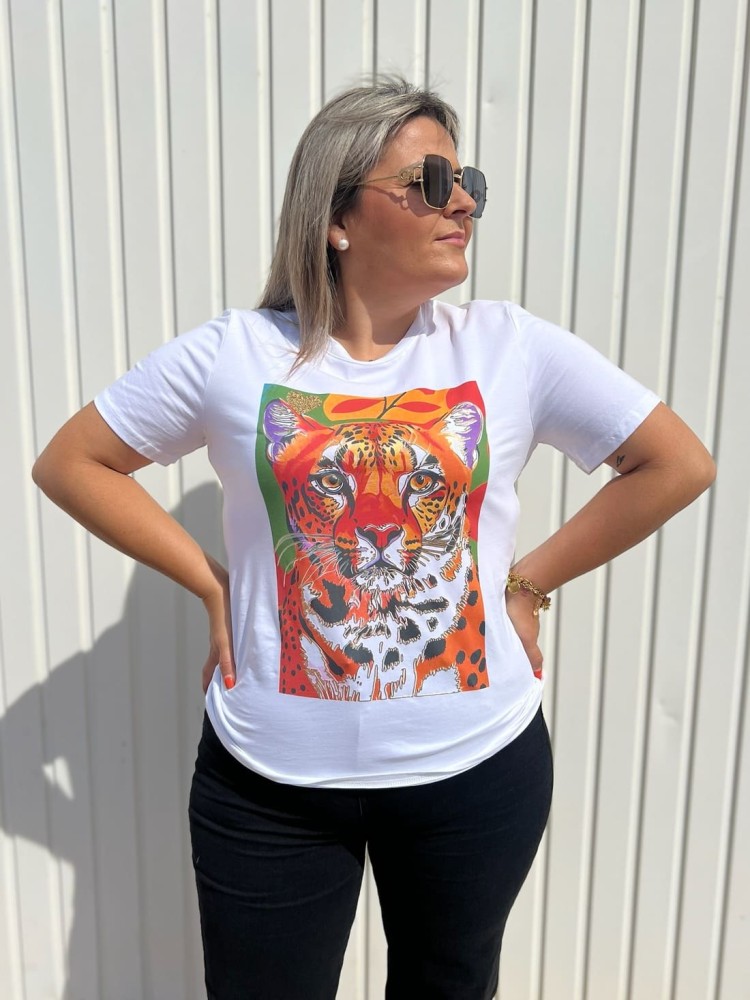 Camiseta Tigre Colores