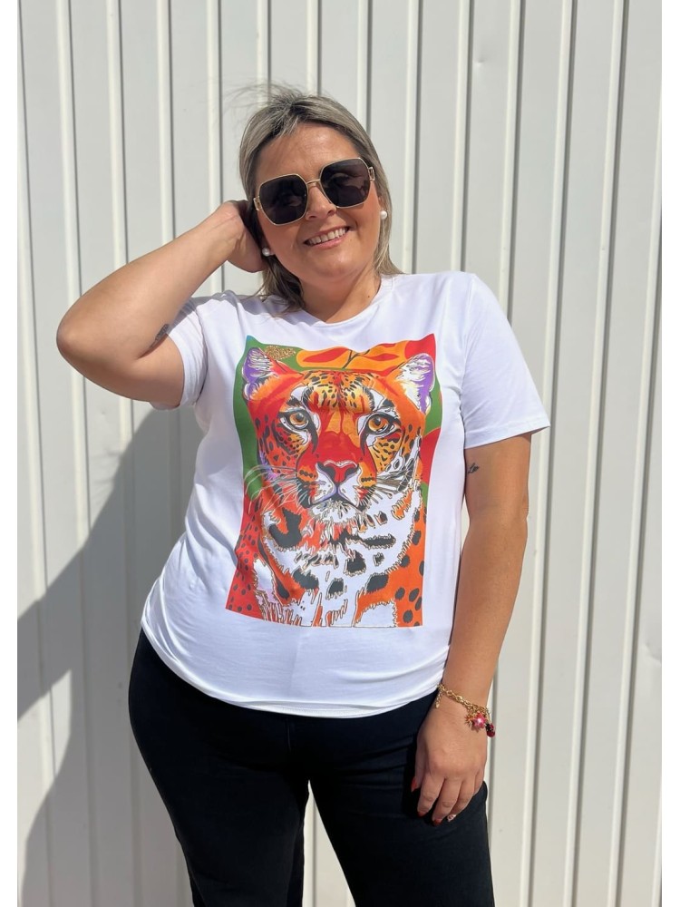 Camiseta Tigre Colores