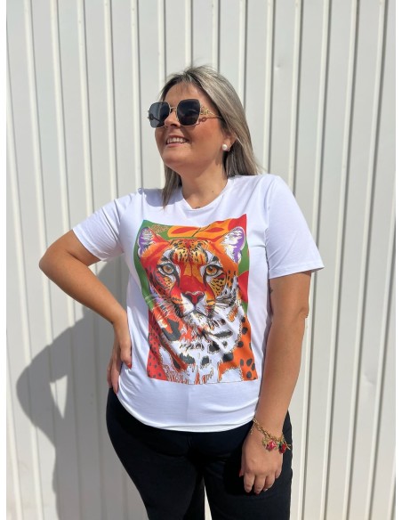 Camiseta Tigre Colores