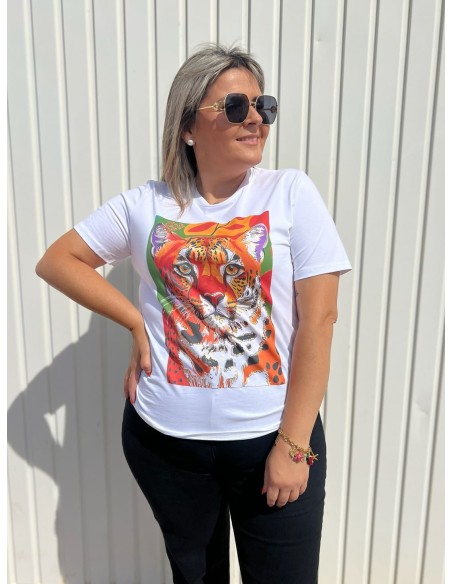 Camiseta Tigre Colores